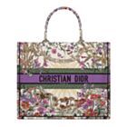Christian Dior Large Dior Book Tote Purple