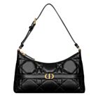Christian Dior Miss Caro Mini Hobo Shoulder Bag Black