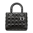 Christian Dior Medium Lady Dior Bag Black