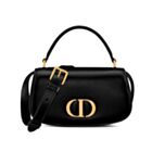 Christian Dior Small 30 Montaigne Avenue Top Handle Bag Black