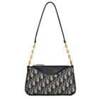 Christian Dior 30 Montaigne Hobo Avenue Mini Bag Dark Blue