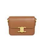 Celine Teen Triomphe Bag In Shiny Calfskin