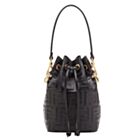 Fendi Mon Tresor Leather Mini Bag 8BS010 Black