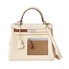Hermes Kelly Bag 25 Swift Leather Cream