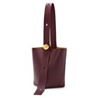 Loewe Medium Pebble Bucket Bag In Mellow Calfskin 