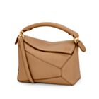 Loewe Mini Puzzle Bag In Soft Grained Calfskin