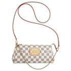 Louis Vuitton Damier Eva Clutch N55214 White
