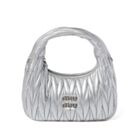 Miumiu Wander Matelasse Nappa Leather Hobo Bag