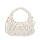 Miu Miu Wander Matelasse Nappa Leather Mini Hobo Bag 
