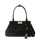 Prada Medium Leather Tote Bag 1BG569 Black