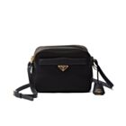 Prada Re-Edition 1978 Re-Nylon And Saffiano Leather Mini Shoulder Bag 1BH218 Black