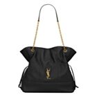 Saint Laurent Jamie Shopping Bag In Lambskin Black