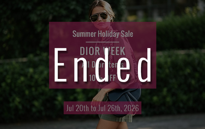 Summer sale Dior week